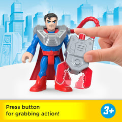 Fisher-Price Imaginext DC Super Friends Metal Force Superman Action Figures & Accessory Set