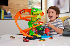 Hot Wheels Ville Échelle1:64 Coffret T-Rex Bataille de Feu
