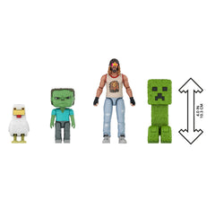 Minecraft Woodland Mansion Throwdown Toy Action Figure Multipack Inspired By The Movie