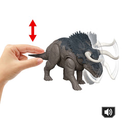 Jurassic World Dinosaurio de Juguete Rebirth Rugido Salvaje Nasutoceratops