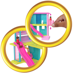 Barbie Mini Barbieland Coffrets Maison de Poupée, Poupée 3,81 Cm