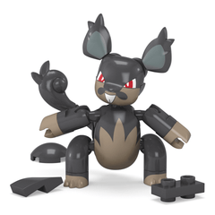 Mega Pokémon Figurine Articulée Rattata D’Alola, 29Pièces
