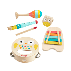Fisher-Price Coffret-Cadeau Musical, Instruments de Musique en Bois