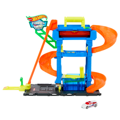 Hot Wheels Ville Color Shifters Lave-Auto Tunnel Pivotant