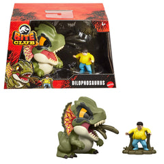 Jurassic World Bite Club Figurine Dilophosaure, de Collection