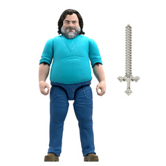Minecraft-Figurine Articulée Steve-Taille de 30 Cm et Inspirée du Film