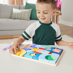 Fisher-Price Casse-Tête de L’Espace en Bois, 42Éléments en Bois