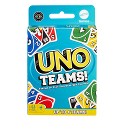 Uno-Jeu de Cartes Teams-en Équipes Pour Toute La Famille