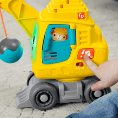 Fisher-Price Grue Comptage et Empilage, Blocs, Lumières, Sons, Mult.