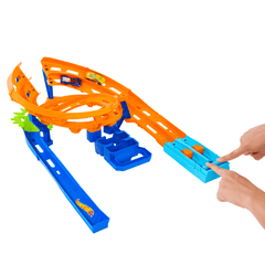 Hot Wheels Circuit Spirale D’Accélération, 2Véhicules, Échelle1:64