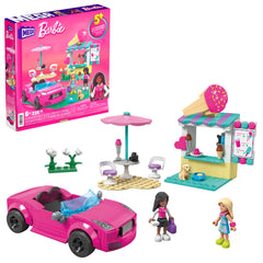 Mega-Barbie-Décapotable et Stand de Glaces-Coffret 225 Pièces