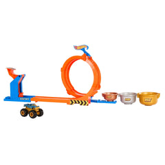 Hot Wheels Monster Trucks Défi du Trophée Tournez-et-Renversez