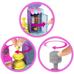 Barbie Mini Barbieland Poupée et Coffret de Jeu Supermarché