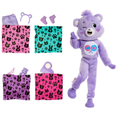 Barbie Cutie Reveal Care Bears Poupée et Acc. Costume Égalours