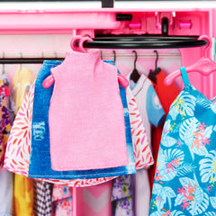 Barbie Coffret de Jeu Armoire Mode, 3 Tenues, Accessoires, 3-8 Ans