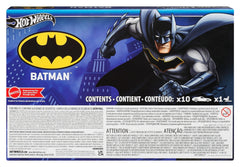Hot Wheels 1:64 Scale Batman-Themed Toy Vehicles, Set Of 10