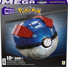 Mega Pokémon Coffret de Construction Super Ball Jumbo, 299 Pces