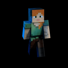 Minecraft Niveau Diamant Figurine Articulée Alex, 13,87Cm