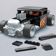 Mega Hot Wheels Coffret de Construction Bone Shaker