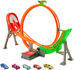 Hot Wheels® Coffre Piste de Course Motorisée