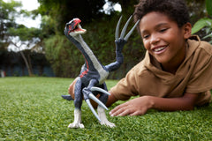 Figurine de Dinosaure Therizinosaurus Slash N Roar Monde Jurassique, Jouet D’Attaque Émettant des Sons, La Théorie du Chaos