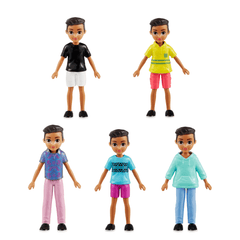 Polly Pocket Coffret Mode Aventures à Rio, 4Poupées, 49Éléments
