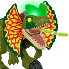 Imaginext Jurassic World Attaque en Furie Dilophosaure, Lumières