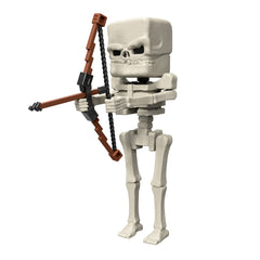 Minecraft-Figurine Articulée Squelette-Taille de 10 Cm et Accessoires