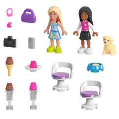Mega-Barbie-Décapotable et Stand de Glaces-Coffret 225 Pièces