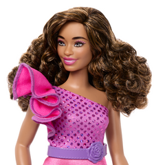 Barbie Fashionistas 65Eanniversaire Poupée225, Robe Rose Étinc.