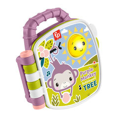Fisher-Price Livre Interactif Singe Violet, Avec Lumières et Sons