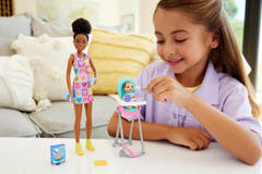 Barbie Skipper Babysitters Inc. Coffret Poupée, Bébé et Access.