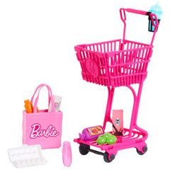 Barbie World Coffret Épicerie Amusante, 11Accessoires Pour Poupée