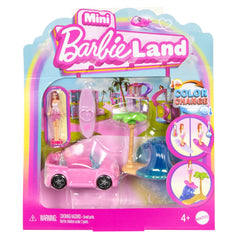 Barbie Mini Barbieland Coffret Véhicule et Poupée Décapotable