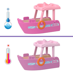 Barbie Mini BarbieLand Veículo para Boneca Iate Dos Sonhos