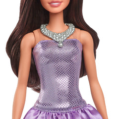 Barbie Fashionistas Poupée234, Cheveux Bruns, Robe Pailletée
