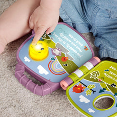 Fisher-Price Livre Interactif Singe Violet, Avec Lumières et Sons