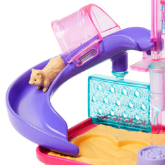 Barbie World Coffret de Jeu Terrain de Jeu Pour Hamsters, 9Acc.