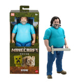 Minecraft Steve Large-Scale Action Figure, 12-inch Character Collectible inspired By The Movie