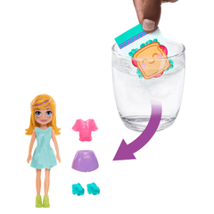 Polly Pocket Coffret de Jeu et Poupée Mini Looks, Poupée 7,62Cm