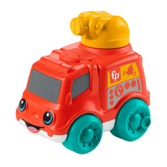 Fisher-Price Camion de Pompiers Sonore, Jouet à Pousser Pour Bébés