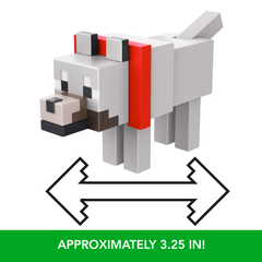 Minecraft Action Figures & Accessories Collection, 3.25-in Scale & Pixelated Design (Characters May Vary)