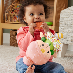Fisher-Price Jouet Sensoriel Pour Bébé Ma Première Poupée Câline