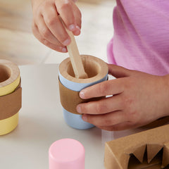 Fisher-Price Coffret Café Pour Emporter en Bois, 15Éléments