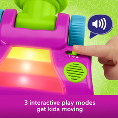 Fisher-Price Barney's World Clean Up Vacuum Electronic Toddler Toy With Lights, Music & Games