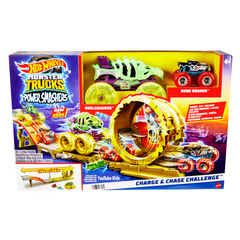 Hot Wheels Monster Trucks-Défi Course Électrifiante-Coffret