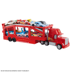 Disney/Pixar  Les Bagnoles  Camion Mack, Rampe, 33Cm, Pour 12Véh.