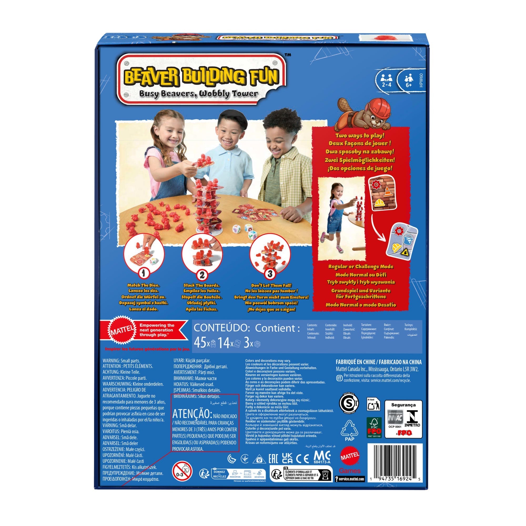 Castors Constructeurs, Jeu Pour Soirées en Famille, Soirées de Jeux