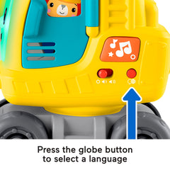 Fisher-Price Count & Stack Crane With Blocks, Lights & Sounds, Multi-Language Version