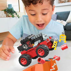 MEGA Hot Wheels Bone Shaker Crush Course Monster Truck Building Set (151 Pcs)